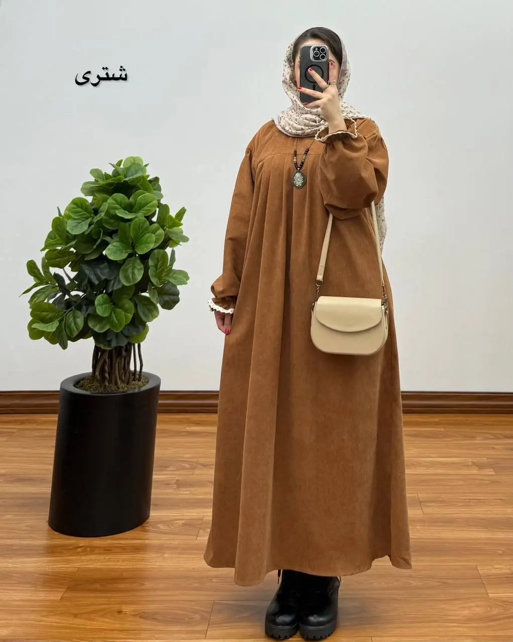مانتو آیناز ( با پارچه کبریتی ) ۲